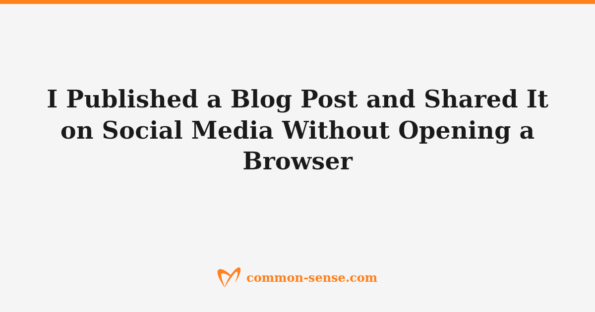 Infographic showing the workflow from idea to published website content to social media posts using AI tools